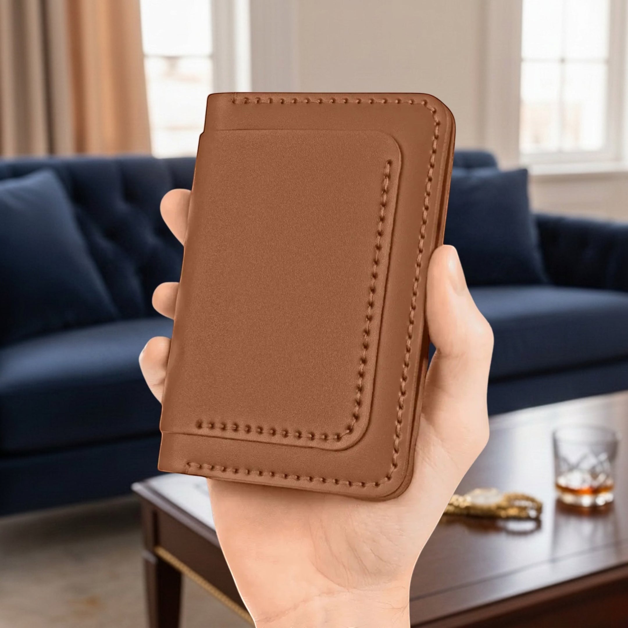 Slim Travel Wallet With Passport Holder