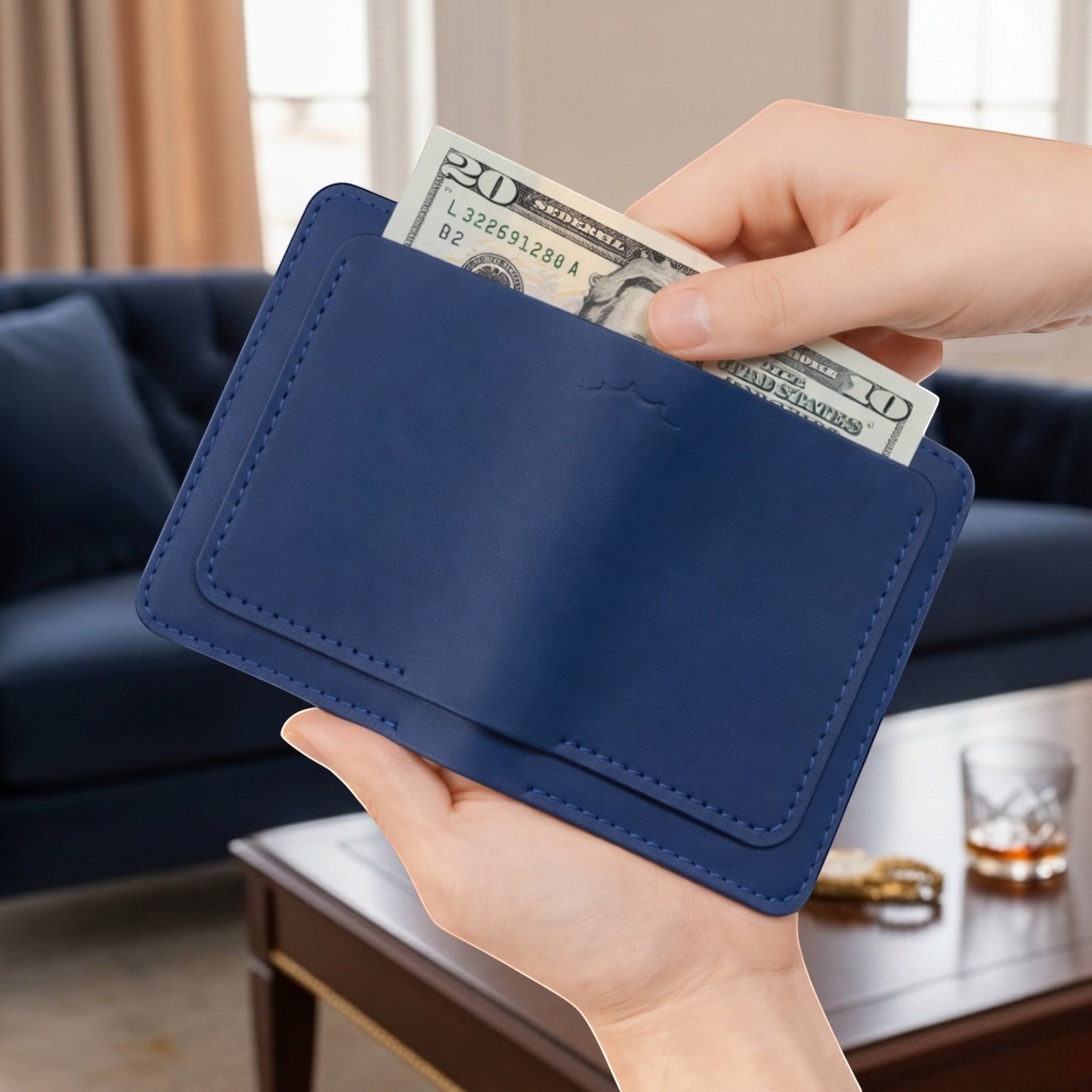Slim Travel Wallet With Passport Holder